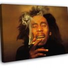 Bob Marley Painting Reggae Singer Music Art WALL  20x16 inch FRAMED CANVAS PRINT