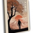 The Wolverine Japan Movie 2013 Japanese Cool WALL  20x16 inch FRAMED CANVAS PRINT