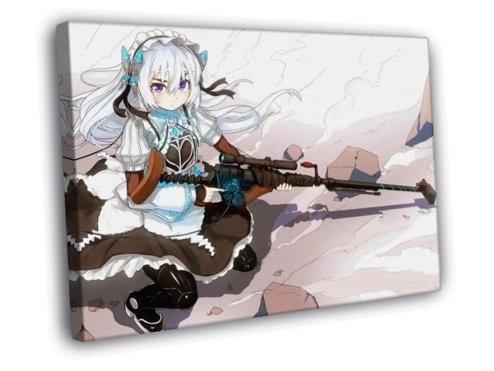 Chaika The Coffin Princess Hitsugi no Anime  20x16 inch FRAMED CANVAS WALL PRINT