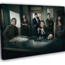 Bones Cast Characters TV Series WALL  20x16 inch FRAMED CANVAS PRINT