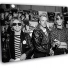 The Police Rock Music Band Retro Vintage BW  20x16 inch FRAMED CANVAS WALL PRINT