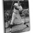 Mickey Mantle New York Yankees Vintage Retro WALL  20x16 inch FRAMED CANVAS PRINT