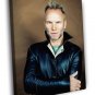 Sting Awesome Music Singer Vintage WALL  20x16 inch FRAMED CANVAS PRINT