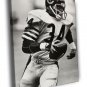 Walter Payton Chicago Bears Classic BW Sport WALL  20x16 inch FRAMED CANVAS PRINT