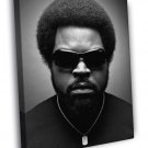 Ice Cube Portrait Rapper Hip-Hop Music Gangsta Rap BW  20x16 inch FRAMED CANVAS WALL PRINT