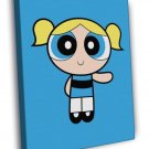 The Powerpuff Girls Bubbles Cute Kids Cartoon  20x16 inch FRAMED CANVAS WALL PRINT