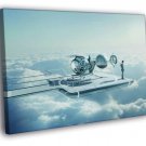 Oblivion Tom Cruise Movie Film 2013 Sky Sci-Fi WALL  20x16 inch FRAMED CANVAS PRINT