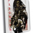 Predator 1987 Sci-Fi Movie Arnold Schwarzenegger WALL  20x16 inch FRAMED CANVAS PRINT
