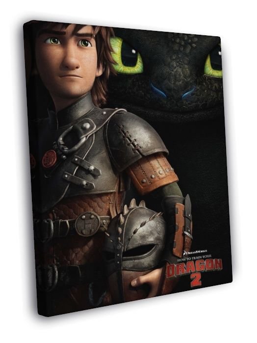 How To Train Your Dragon 2 Awesome Movie  20x16 inch FRAMED CANVAS WALL PRINT
