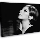 Barbra Streisand Young Beautiful Retro WALL  20x16 inch FRAMED CANVAS PRINT