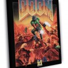 DOOM Original Video Game Retro Art  20x16 inch FRAMED CANVAS WALL PRINT