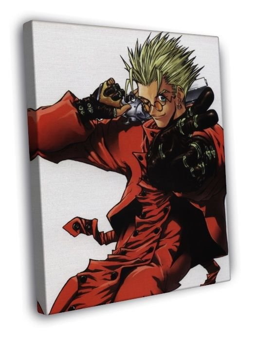 Trigun Vash The Stampede Cool Painting Anime Manga Art  20x16 inch FRAMED CANVAS WALL PRINT