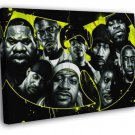 Wu-Tang Clan Logo Members Art Group Band Hip-Hop Rap  20x16 inch FRAMED CANVAS WALL PRINT