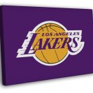 Los Angeles Lakers Logo Basketball Sport Art  20x16 inch FRAMED CANVAS WALL PRINT