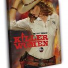 Killer Women Tricia Helfer Hot Tv Series WALL  20x16 inch FRAMED CANVAS PRINT