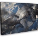 Star Trek Into Darkness NCC-1701 Crash Earth WALL  20x16 inch FRAMED CANVAS PRINT