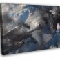 Star Trek Into Darkness NCC-1701 Crash Earth WALL  20x16 inch FRAMED CANVAS PRINT