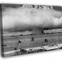 Nuclear Atomic Blast Explosion Sea Mushroom Cloud  20x16 inch FRAMED CANVAS WALL PRINT