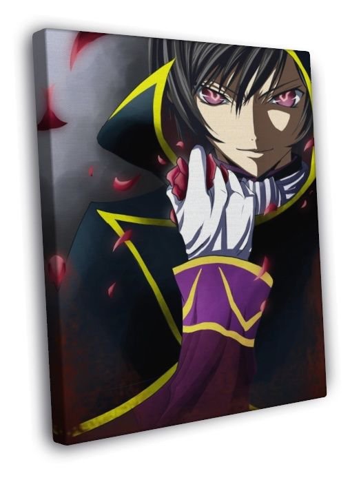 Code Geass Lelouch Anime Manga Art WALL  20x16 inch FRAMED CANVAS PRINT