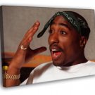 Tupac 2Pac Amazing Portrait Hip Hop Singer WALL  20x16 inch FRAMED CANVAS PRINT