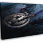 Star Trek Starship Enterprise Spacecraft NX-01 20x16 inch FRAMED CANVAS WALL PRINT