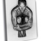 Sting Awesome Singer Retro Vintage BW WALL  20x16 inch FRAMED CANVAS PRINT
