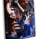 African American Beautiful Painting Art WALL  20x16 inch FRAMED CANVAS PRINT