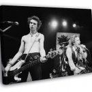 Sex Pistols Sid Vicious John Lydon Stage Punk Rock WALL  20x16 inch FRAMED CANVAS PRINT