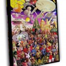 Star Trek The Original Series All Characters  20x16 inch FRAMED CANVAS WALL PRINT