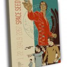 Star Trek Classic Marc Daniels Nimoy Shatner WALL  20x16 inch FRAMED CANVAS PRINT