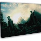 The Lord of the Rings Minas Anor Tirith Statues Art  20x16 inch FRAMED CANVAS WALL PRINT