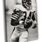 Walter Payton Chicago Bears Classic BW Sport  20x16 inch FRAMED CANVAS WALL PRINT