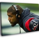 Arian Foster Houston Texans Football Sport  20x16 inch FRAMED CANVAS WALL PRINT