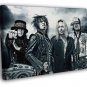 Motley Crue Mick Mars Nikki Sixx Vince Neil Tommy Lee  20x16 inch FRAMED CANVAS WALL PRINT