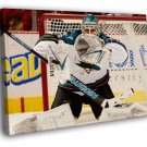 Antti Niemi San Jose Sharks Hockey Goaltender  20x16 inch FRAMED CANVAS WALL PRINT