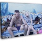 Die Antwoord Rap-Rave Band Ninja Yolandi Visser Music  20x16 inch FRAMED CANVAS WALL PRINT
