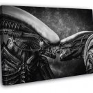 Aliens Kiss Love Xenomorph BW Movie Sci-Fi Art  20x16 inch FRAMED CANVAS WALL PRINT