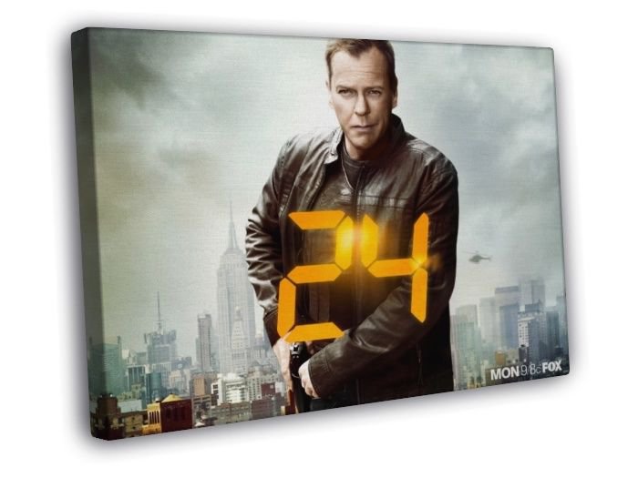 Jack Bauer NYC New York 24 Live Another Day Series  20x16 inch FRAMED CANVAS WALL PRINT