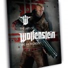 Wolfenstein The New Order Video Game  20x16 inch FRAMED CANVAS WALL PRINT