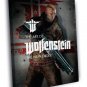 Wolfenstein The New Order Video Game  20x16 inch FRAMED CANVAS WALL PRINT