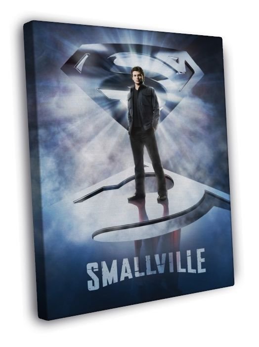 Smallville Tom Welling Clark Kent TV Series WALL  20x16 inch FRAMED CANVAS PRINT