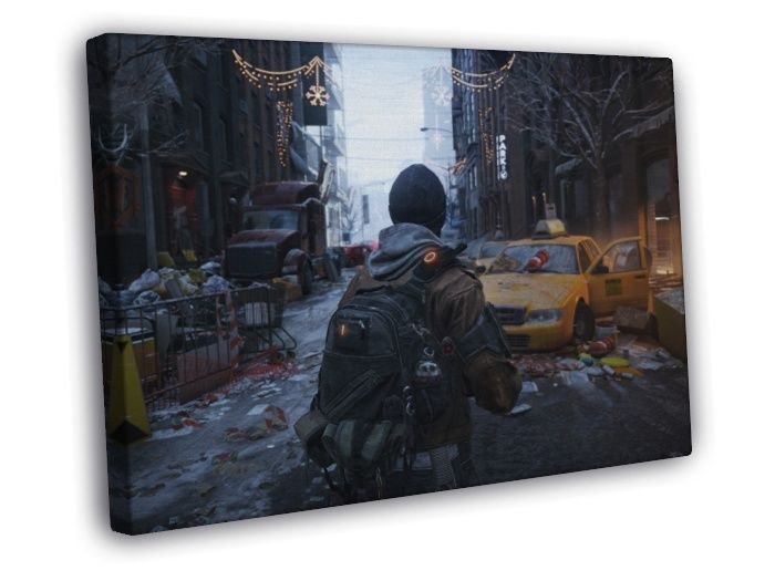 Tom Clancy's The Division Video Game Art  20x16 inch FRAMED CANVAS WALL PRINT
