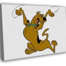 Scooby-Doo Cool Funny Kids Cartoon Art WALL  20x16 inch FRAMED CANVAS PRINT