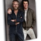 Paul Newman Clint Eastwood Retro Vintage Young Actors  20x16 inch FRAMED CANVAS WALL PRINT