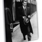 Cary Grant Actor Handsome Hat Retro BW WALL  20x16 inch FRAMED CANVAS PRINT