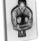 Sting Awesome Singer Retro Vintage BW WALL  20x16 inch FRAMED CANVAS PRINT