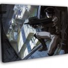 Ghost in the Shell Motoko Kusanagi Art Anime Manga WALL  20x16 inch FRAMED CANVAS PRINT