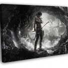 Tomb Raider Rain Storm Awesome Video Game WALL  20x16 inch FRAMED CANVAS PRINT
