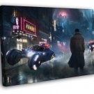 Blade Runner Art Cyberpunk Movie Rick Deckard  20x16 inch FRAMED CANVAS WALL PRINT