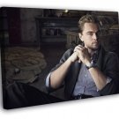 Leonardo DiCaprio Amazing Portrait Handsome Rare  20x16 inch FRAMED CANVAS WALL PRINT